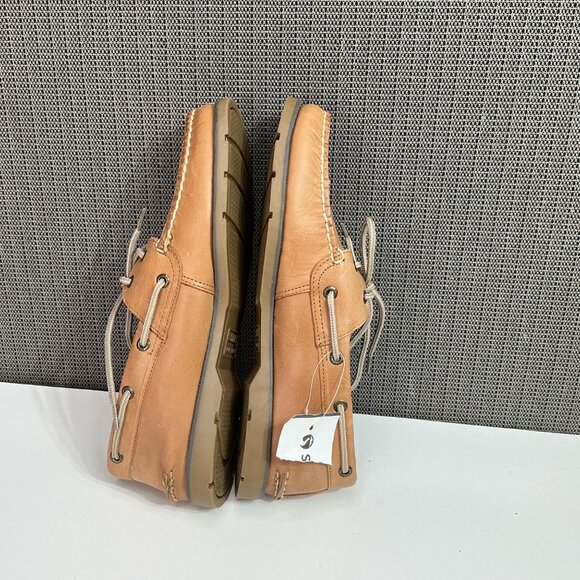 Sperry Top Sider Loafer Sahara Men's Size 10M Brown Leather Lace Up Breathable - Picture 6 of 8